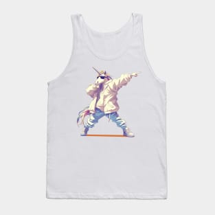 dabbing unicorn Tank Top